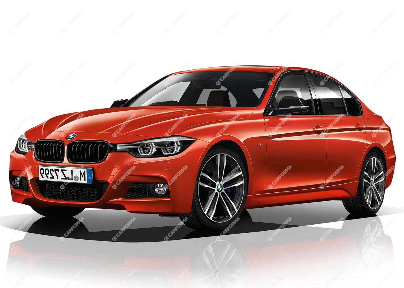 Ворсовые коврики на BMW 3 (F30/F31) 2012 - 2019