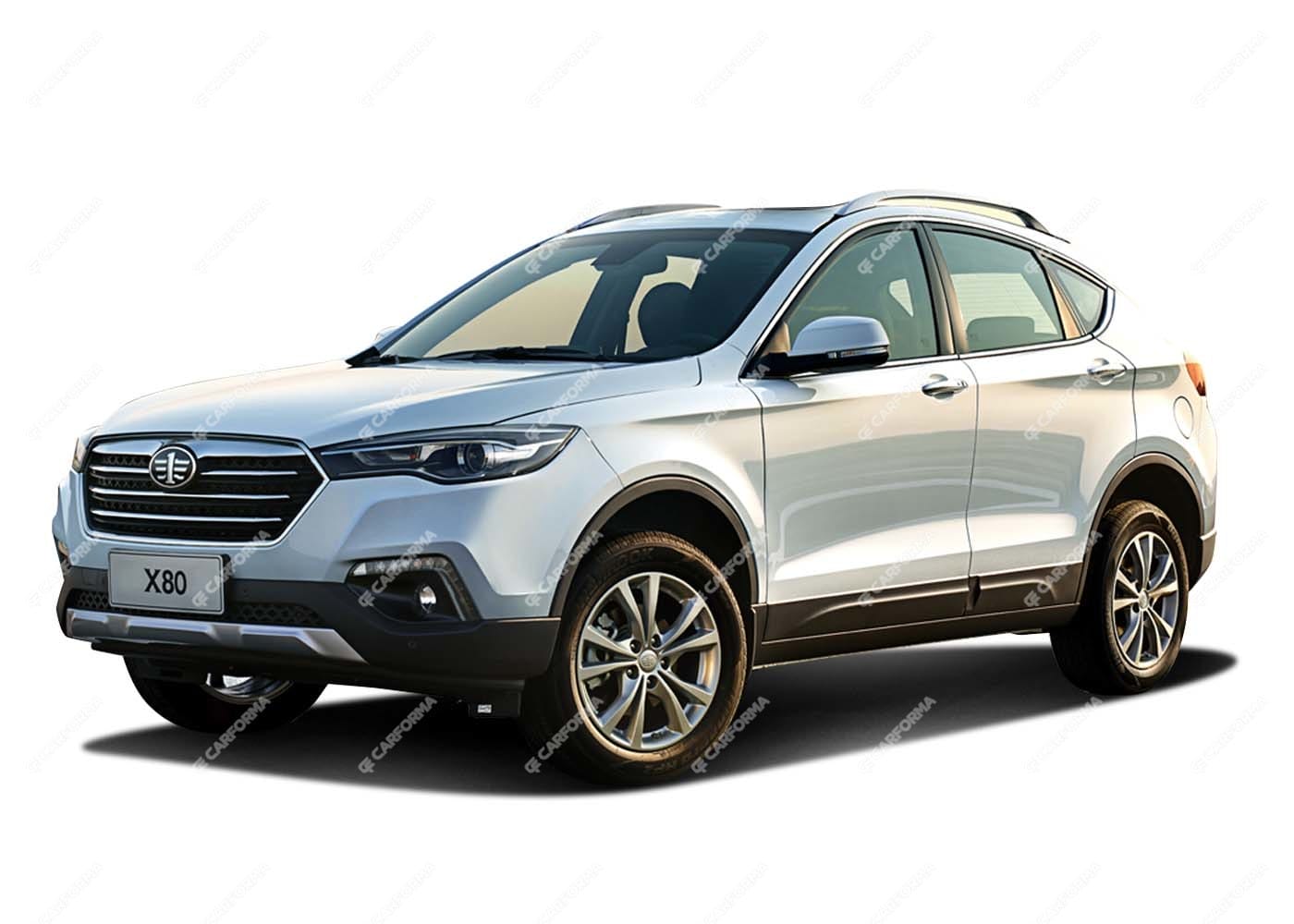 Ворсовые коврики на FAW Besturn X80 2014 - 2021