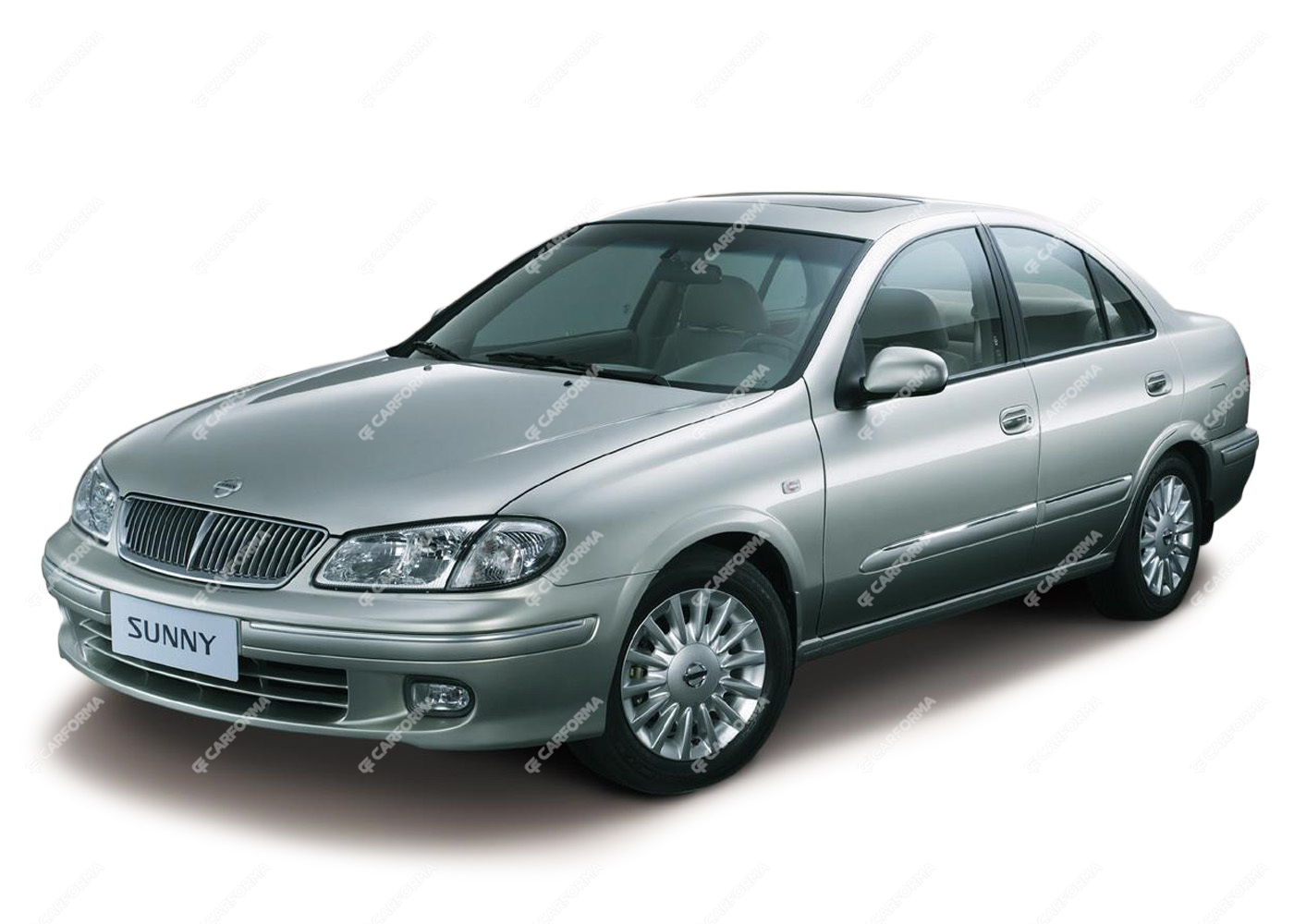 Ворсовые коврики на Nissan Sunny (N16) 2000 - 2005