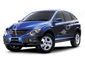 Ворсовые коврики на SsangYong Actyon I 2006 - 2011