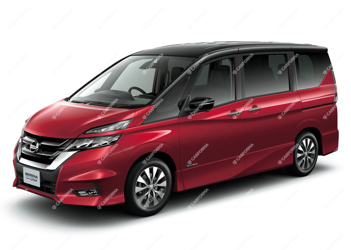 Ворсовые коврики на Nissan Serena (C27) E-Power 2016 - 2022