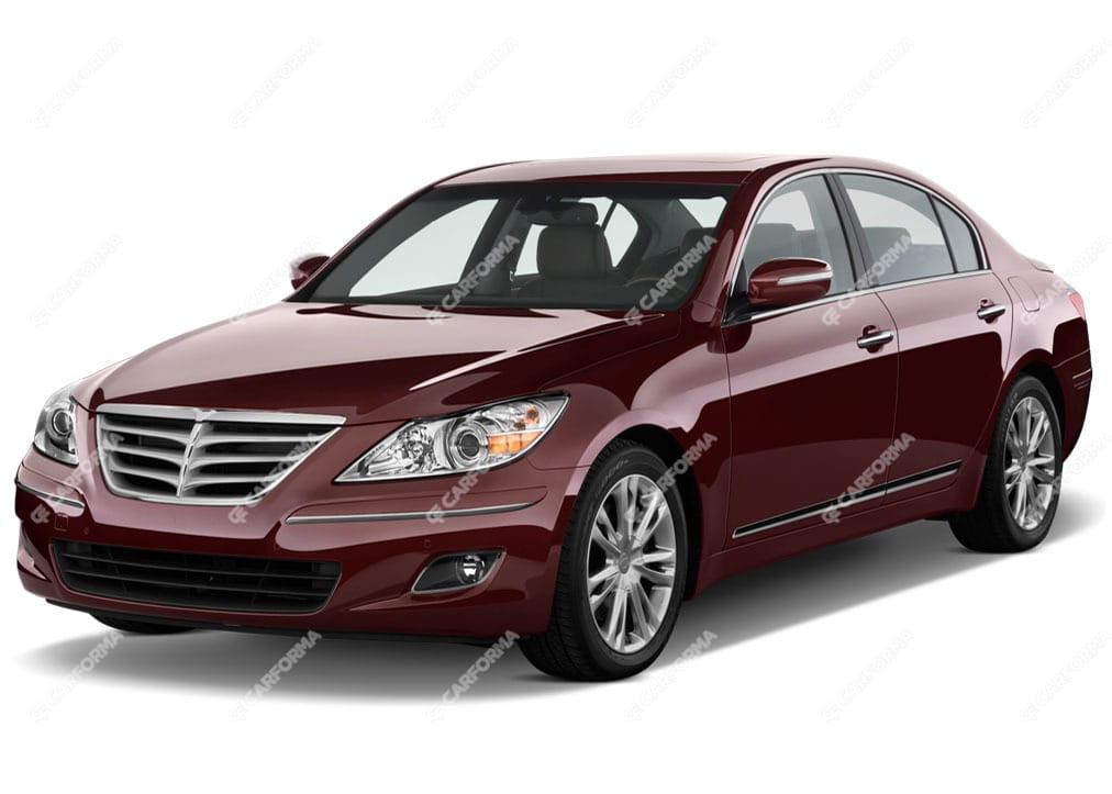 Ворсовые коврики на Hyundai Genesis I 2008 - 2014