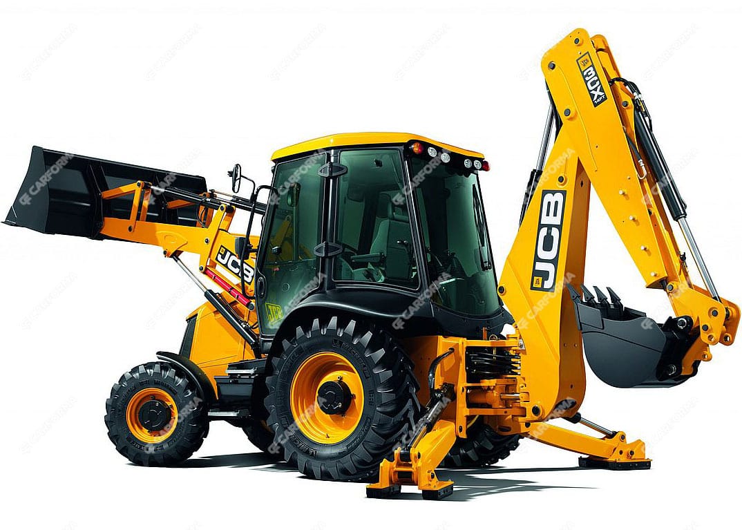 Ворсовые коврики на Спецтехника JCB 3CX 