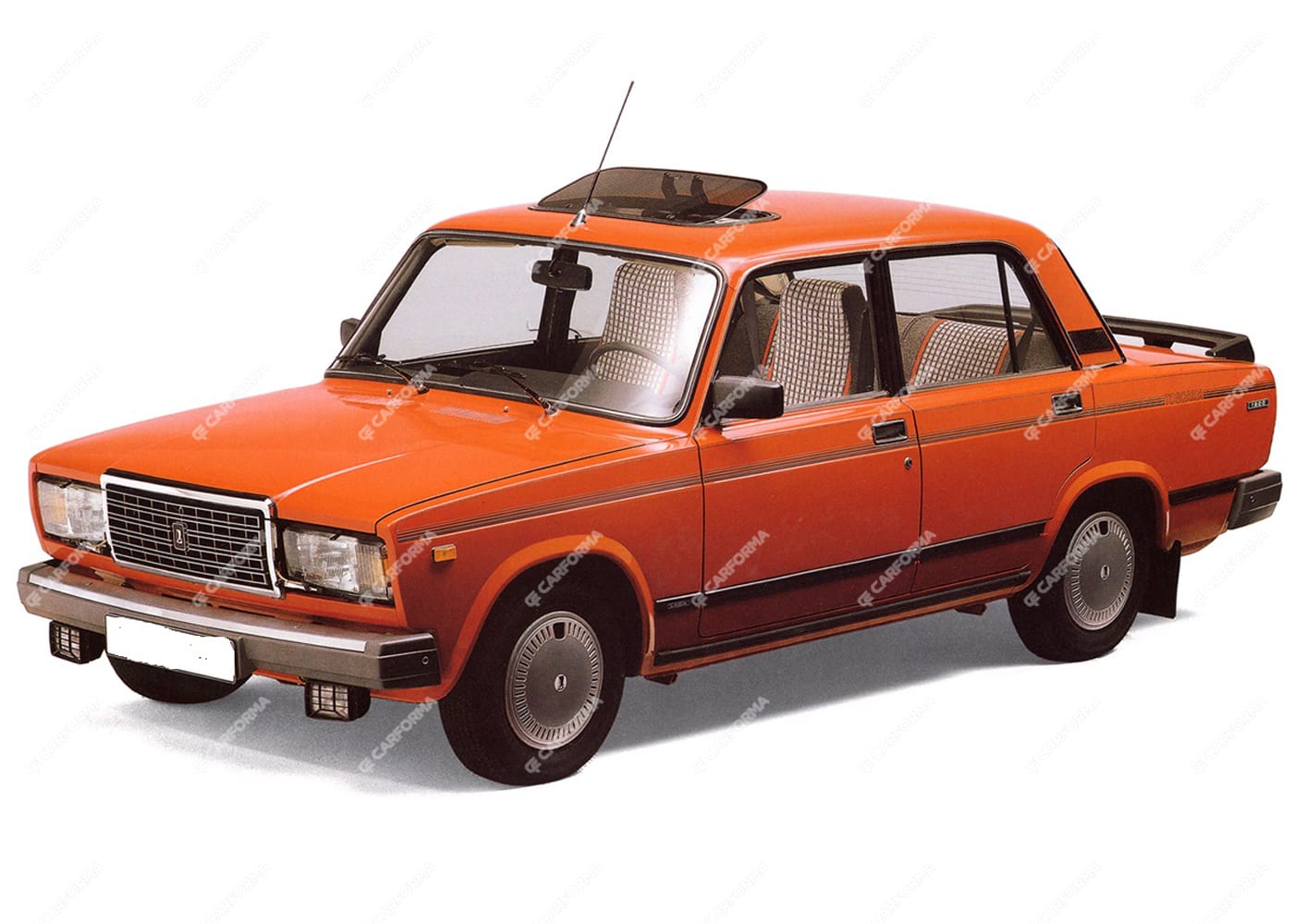 Ворсовые коврики на Lada (ВАЗ) 2101, 2102, 2103, 2104, 2105, 2106, 2107 1970 - 2012