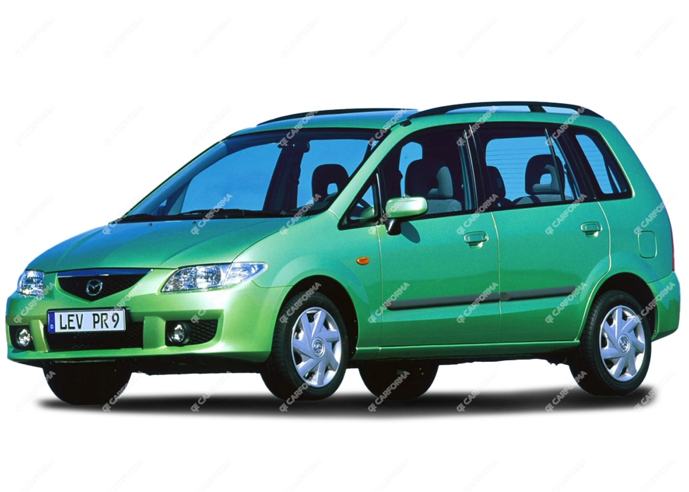 Ворсовые коврики на Mazda Premacy I 1999 - 2005