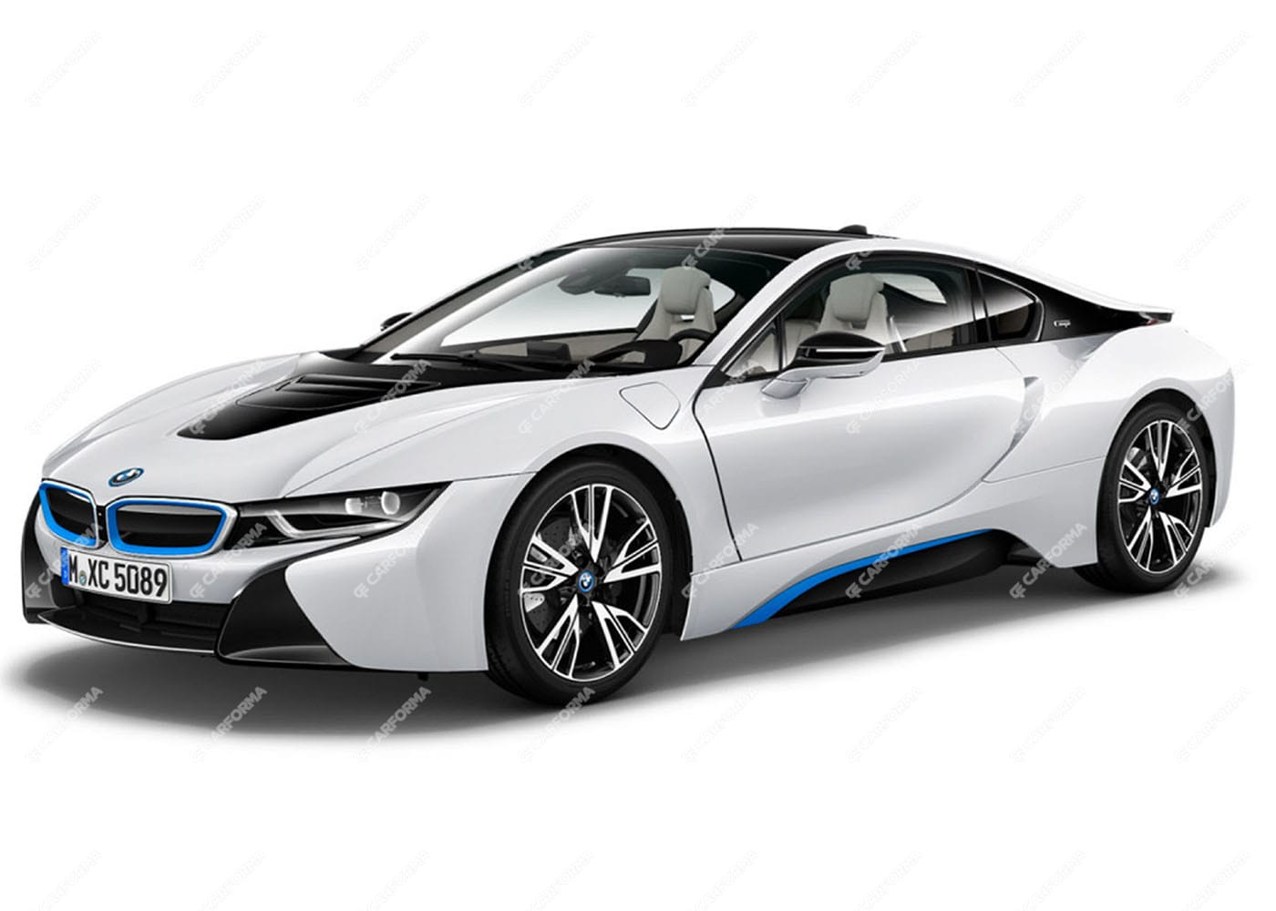 Ворсовые коврики на BMW i8 (I12/I15) 2014 - 2020