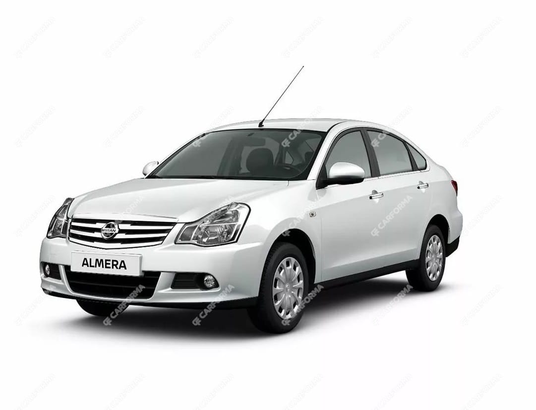 Ворсовые коврики на Nissan Almera (G15) 2012 - 2019