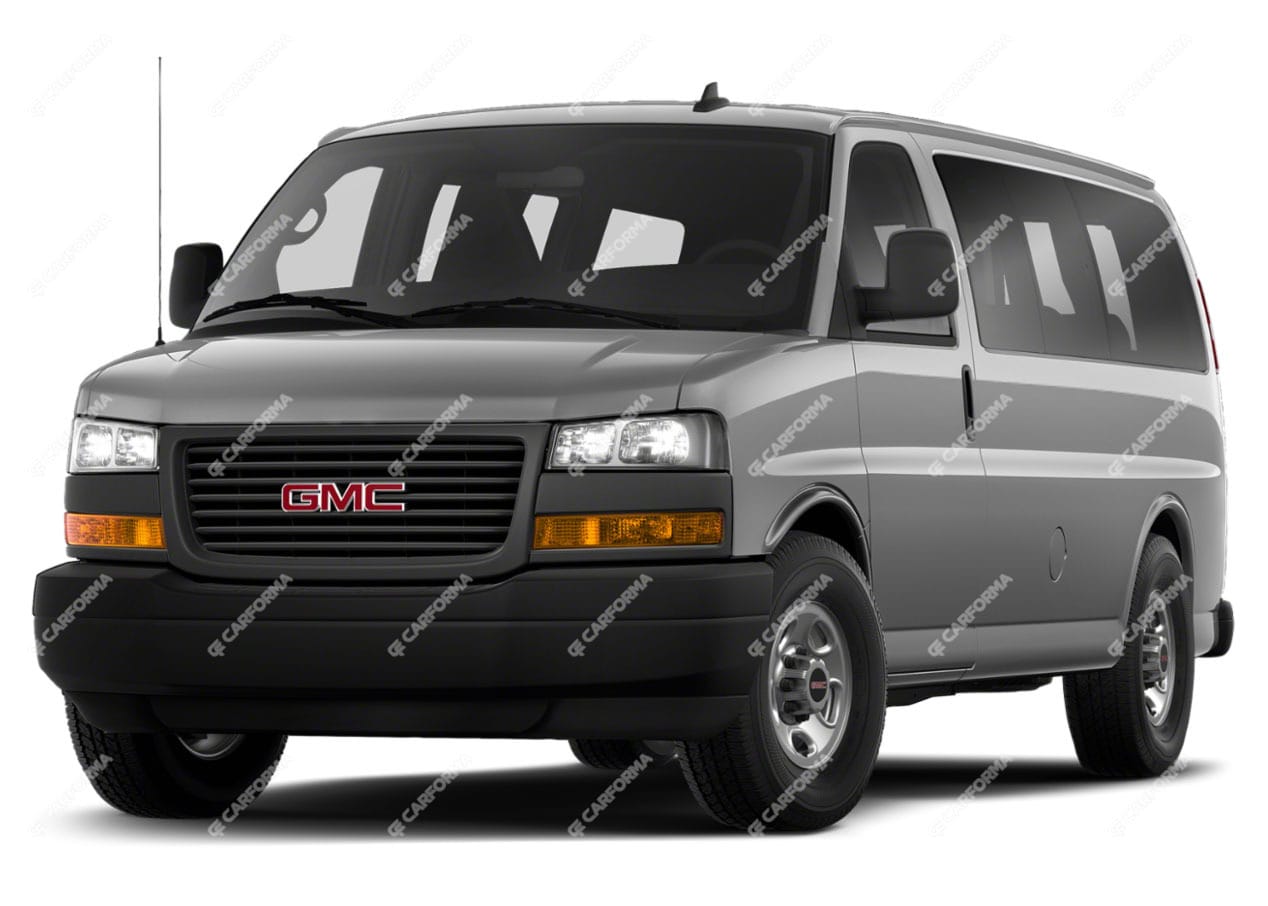 Ворсовые коврики на GMC Savana 2002 - 2024