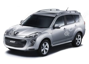 Ворсовые коврики на Peugeot 4007 2007 - 2012