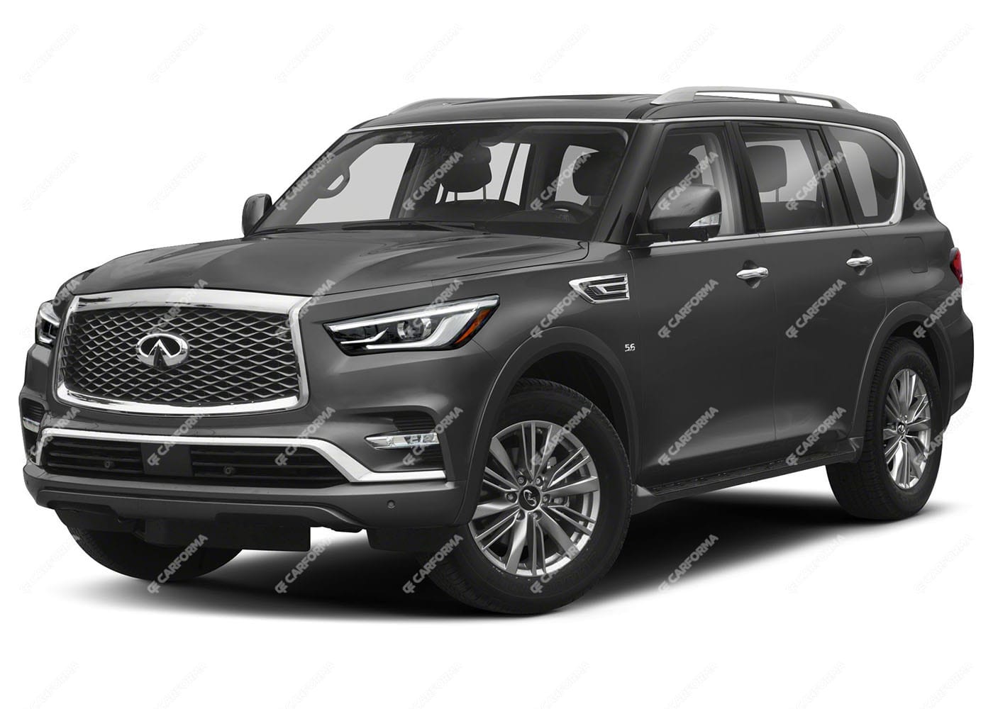 Ворсовые коврики на Infiniti QX80 2013 - 2024