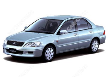 Ворсовые коврики на Mitsubishi Lancer Cedia 2000 - 2004