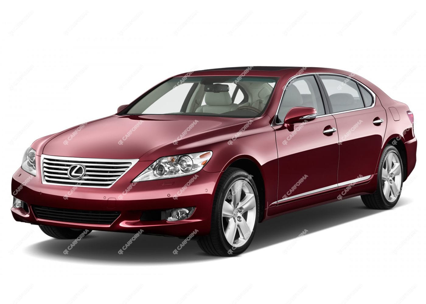 Ворсовые коврики на Lexus LS IV 2006 - 2017