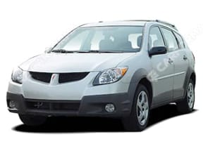 Ворсовые коврики на Pontiac Vibe I 2002 - 2008