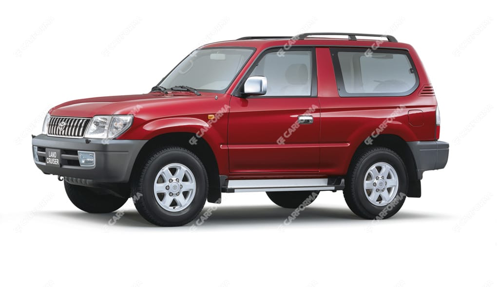 Ворсовые коврики на Toyota Land Cruiser Prado 90 1996 - 2002