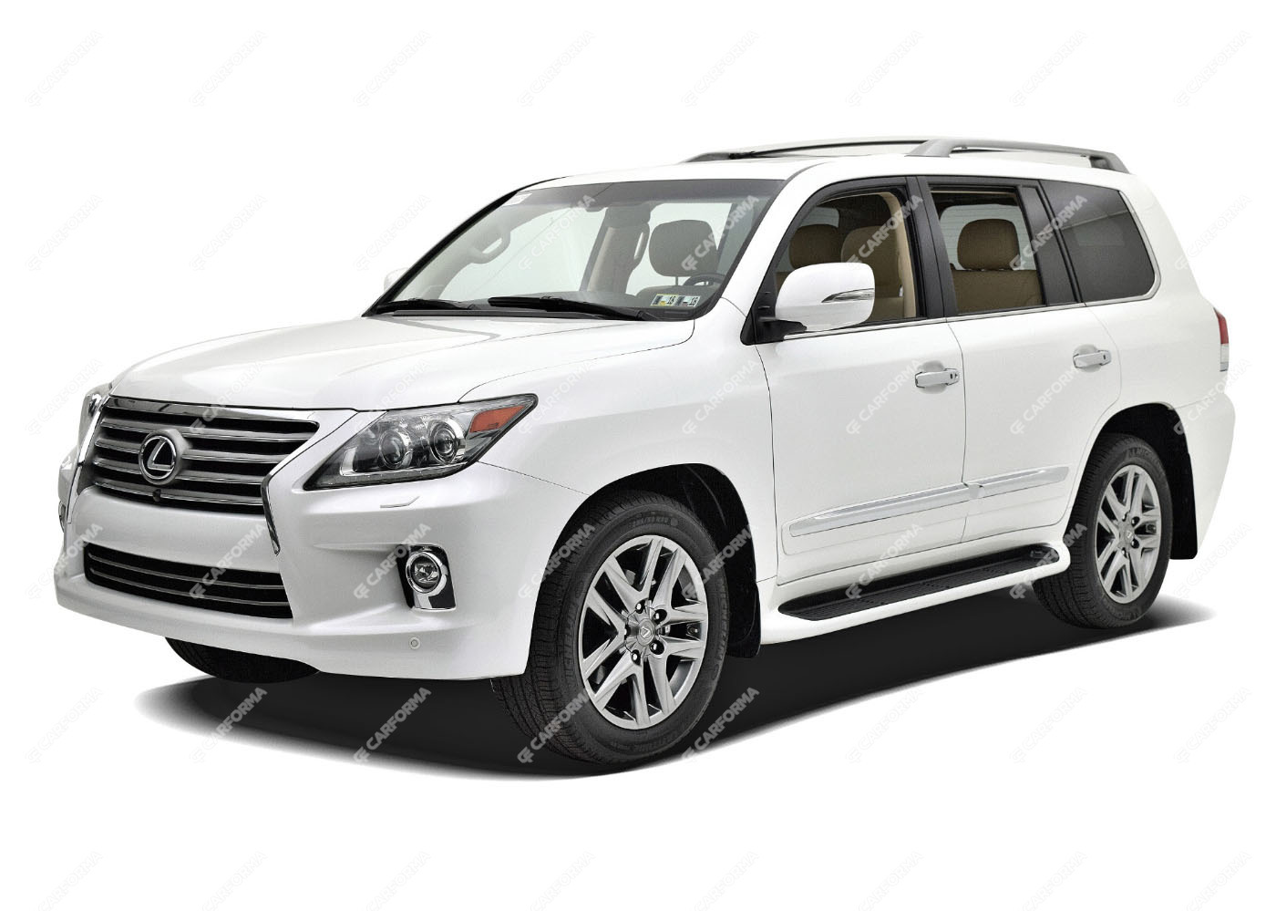 Ворсовые коврики на Lexus LX 570 и LX450d 2007 - 2023