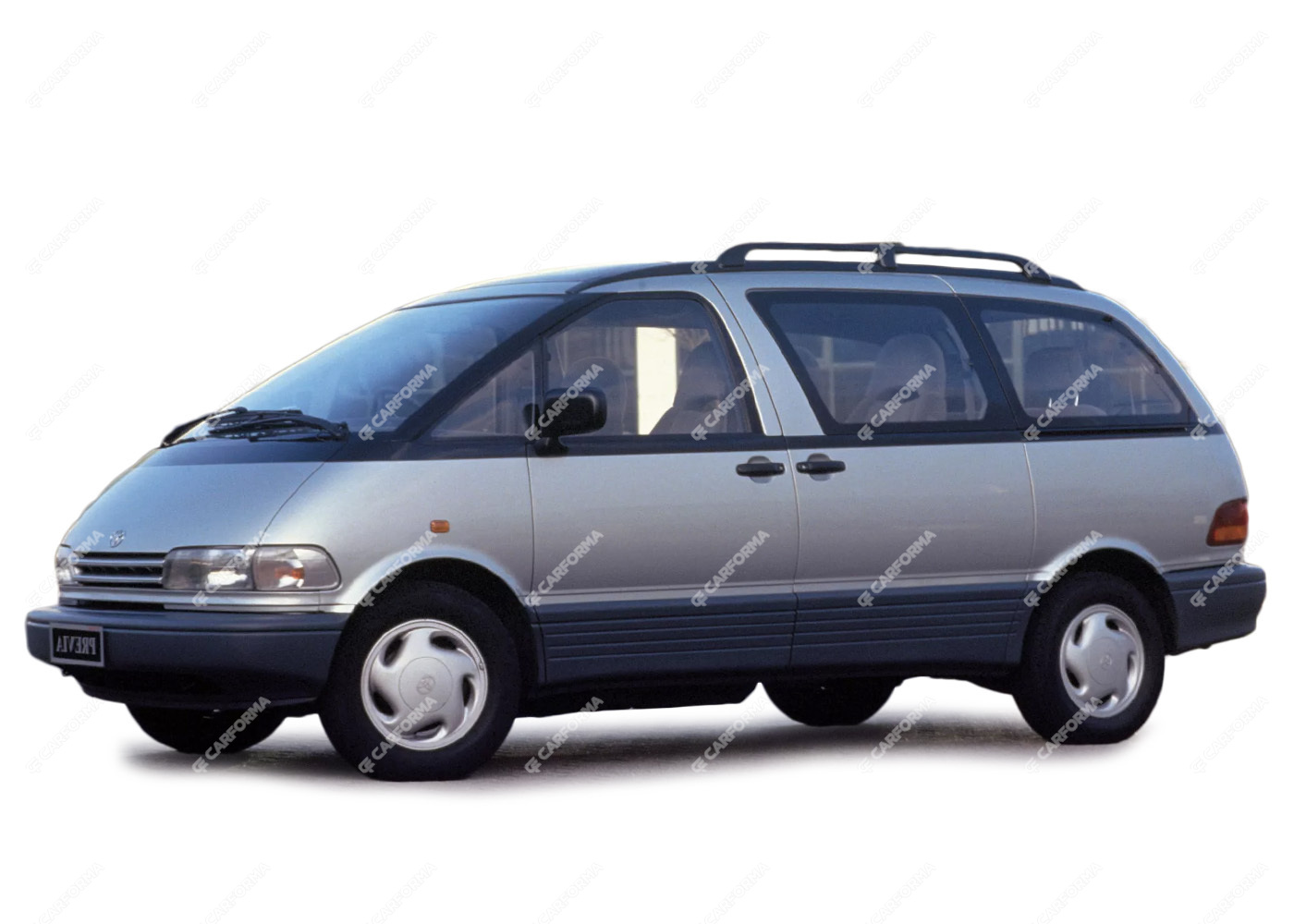 Ворсовые коврики на Toyota Previa (XR10, XR20) 1990 - 2000
