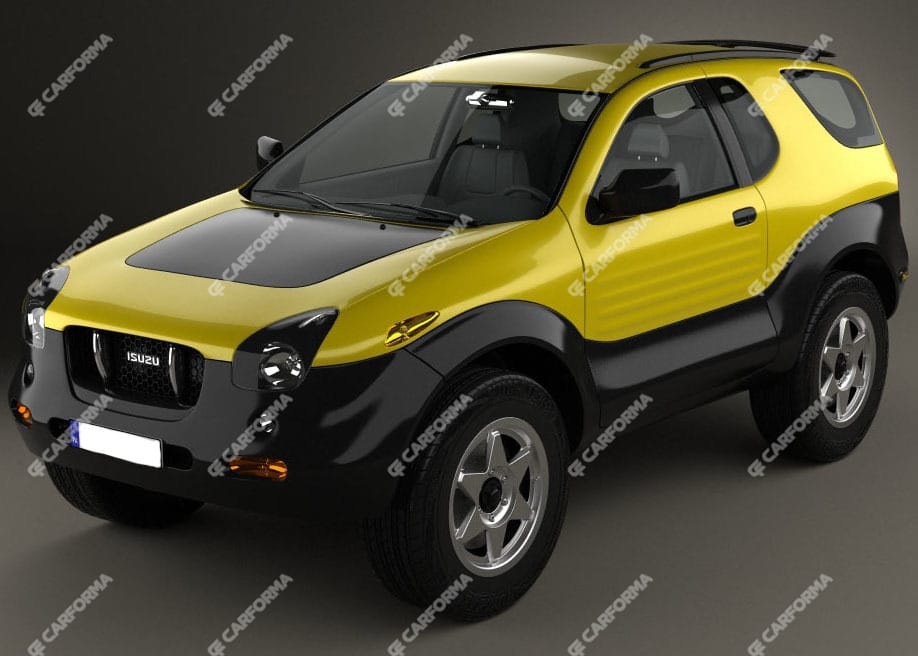 Ворсовые коврики на Isuzu Vehicross 1997 - 2001