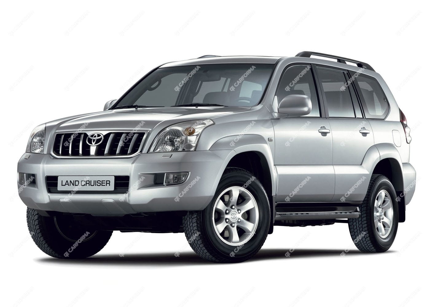 Ворсовые коврики на Toyota Land Cruiser Prado 120 2002 - 2009