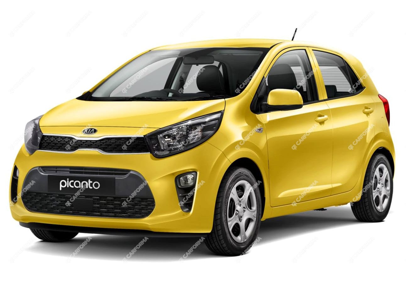 Ворсовые коврики на KIA Picanto III 2017 - 2024