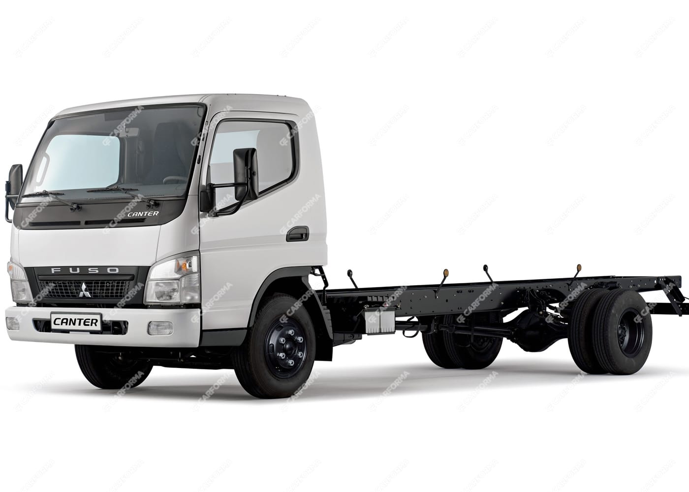 Ворсовые коврики на Mitsubishi Fuso Canter VII широкая кабина 2002 - 2017