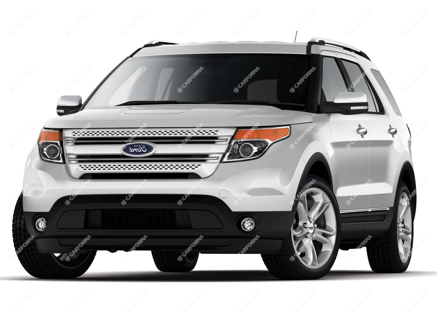 Ворсовые коврики на Ford Explorer V 2010 - 2019