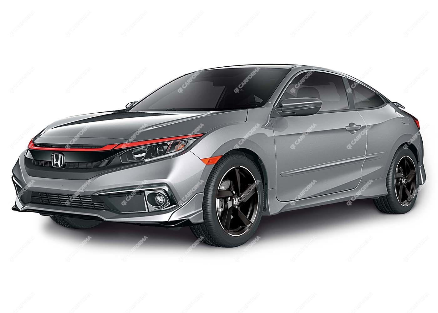 Ворсовые коврики на Honda Civic X 2d 2015 - 2021