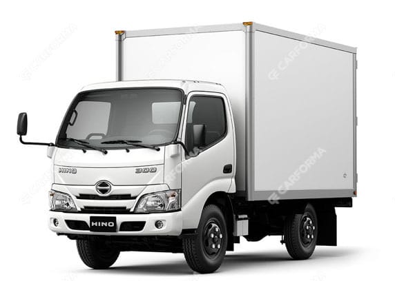 Ворсовые коврики на Hino 300 II узкая кабина 2011 - 2024