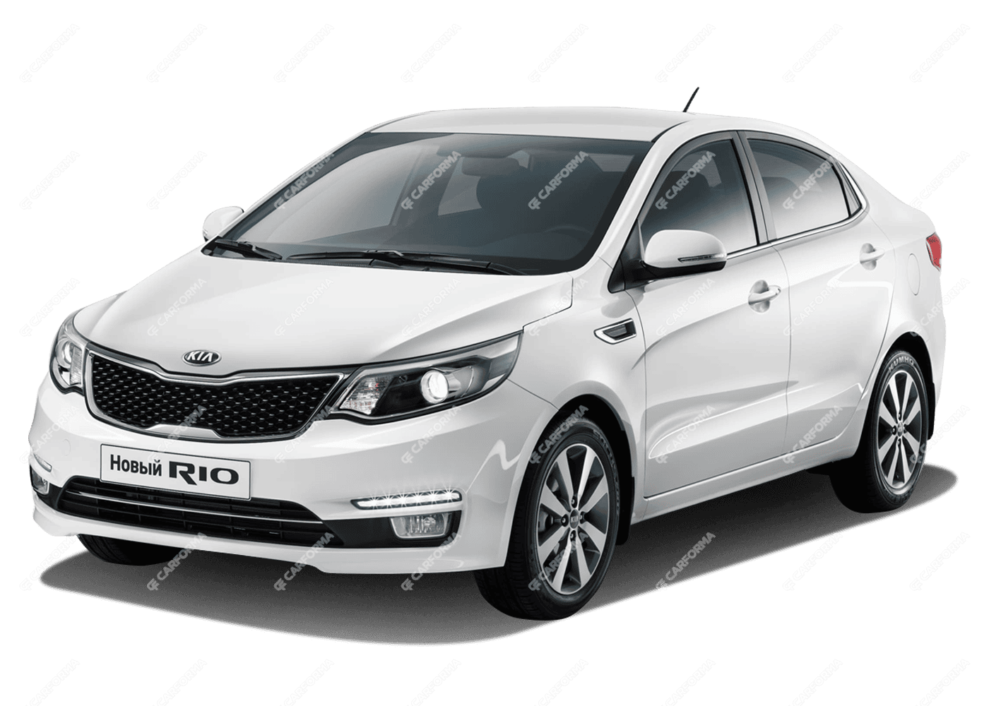 Ворсовые коврики на KIA Rio III 2011 - 2017