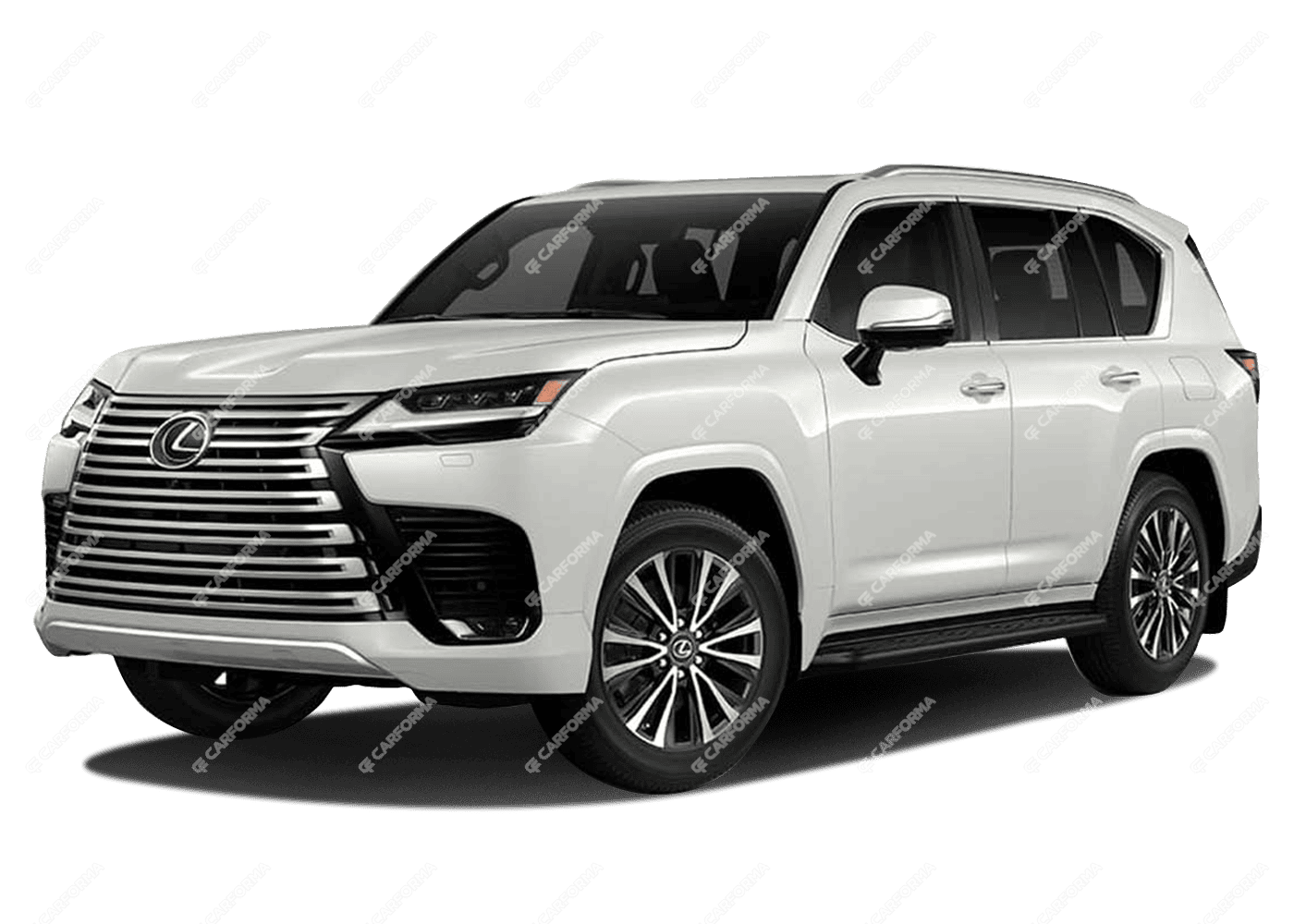 Ворсовые коврики на Lexus LX 600 и LX500d 2021 - 2024