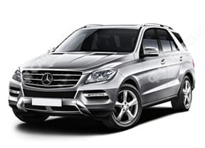 Ворсовые коврики на Mercedes ML (W166) 2011 - 2015