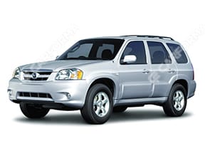 Ворсовые коврики на Mazda Tribute 2000 - 2007