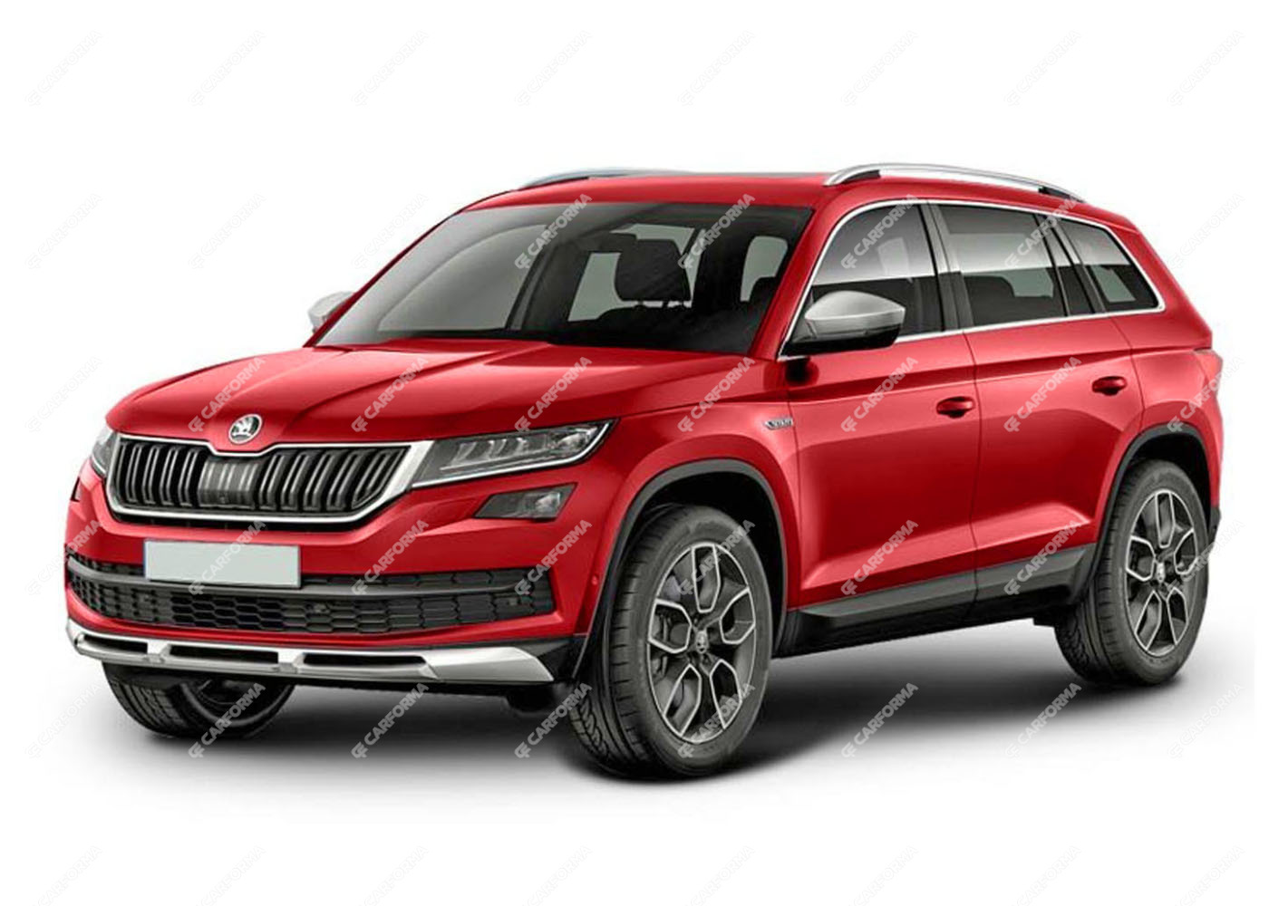 Ворсовые коврики на Skoda Kodiaq I 2016 - 2024