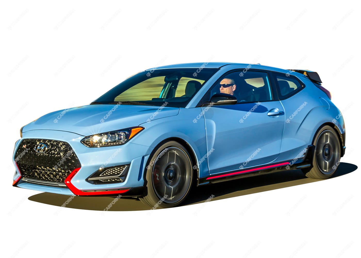 Ворсовые коврики на Hyundai Veloster II 2018 - 2024