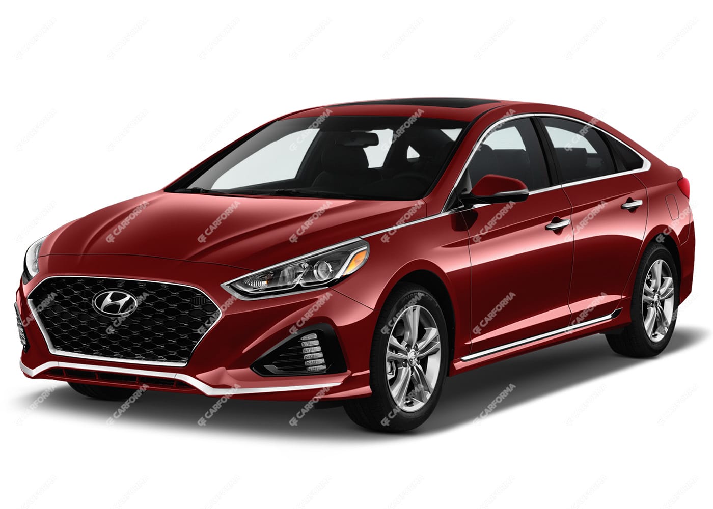 Ворсовые коврики на Hyundai Sonata 7 (LF) 2014 - 2019