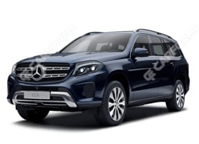 Ворсовые коврики на Mercedes GLS (X166) 2015 - 2019