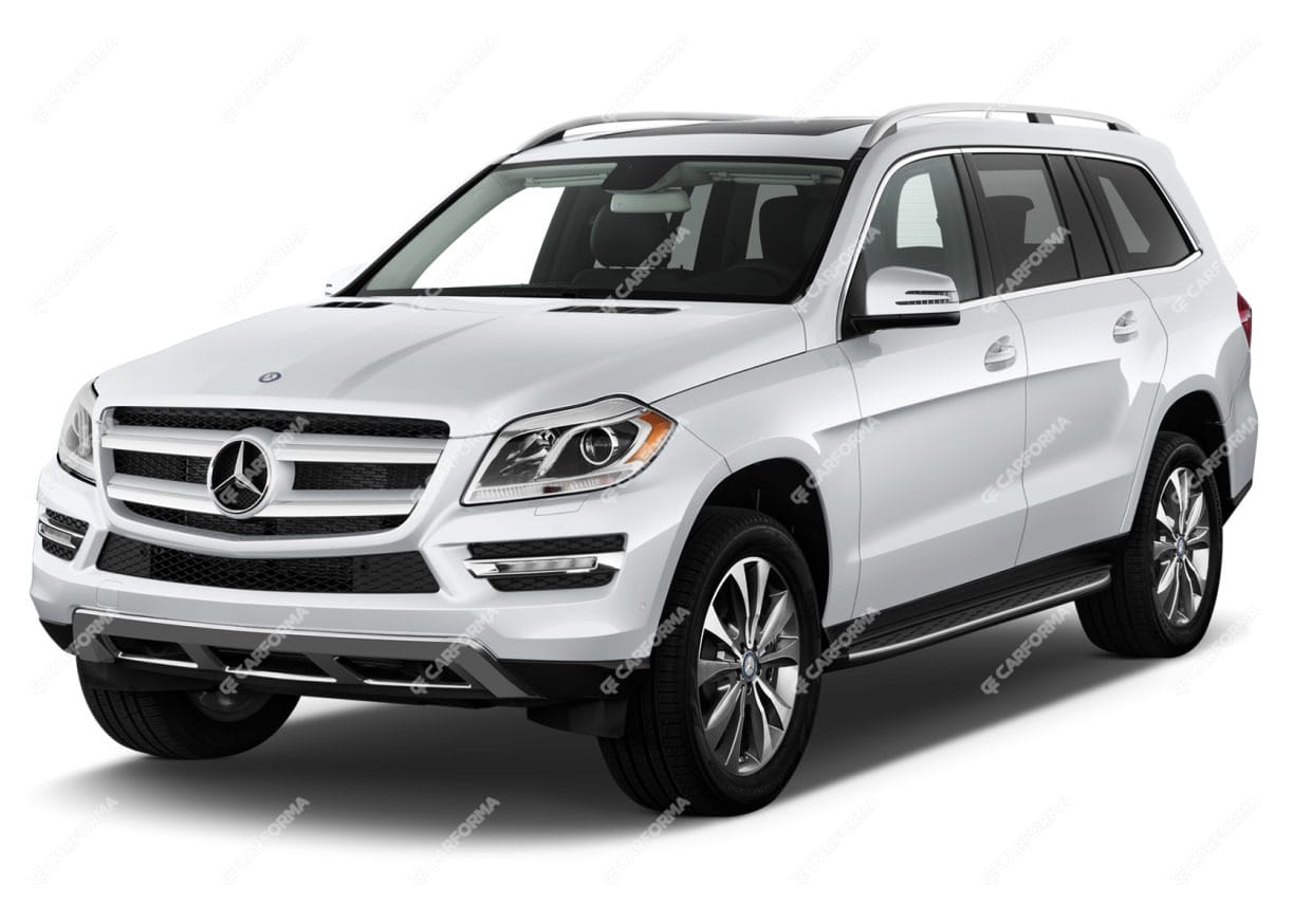 Ворсовые коврики на Mercedes GL (X166) 2012 - 2015