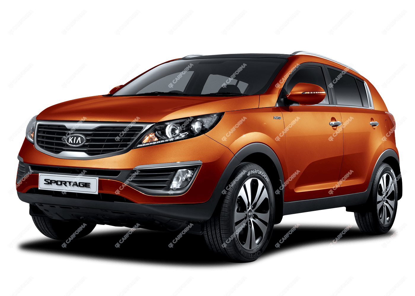 Ворсовые коврики на KIA Sportage III 2010 - 2016