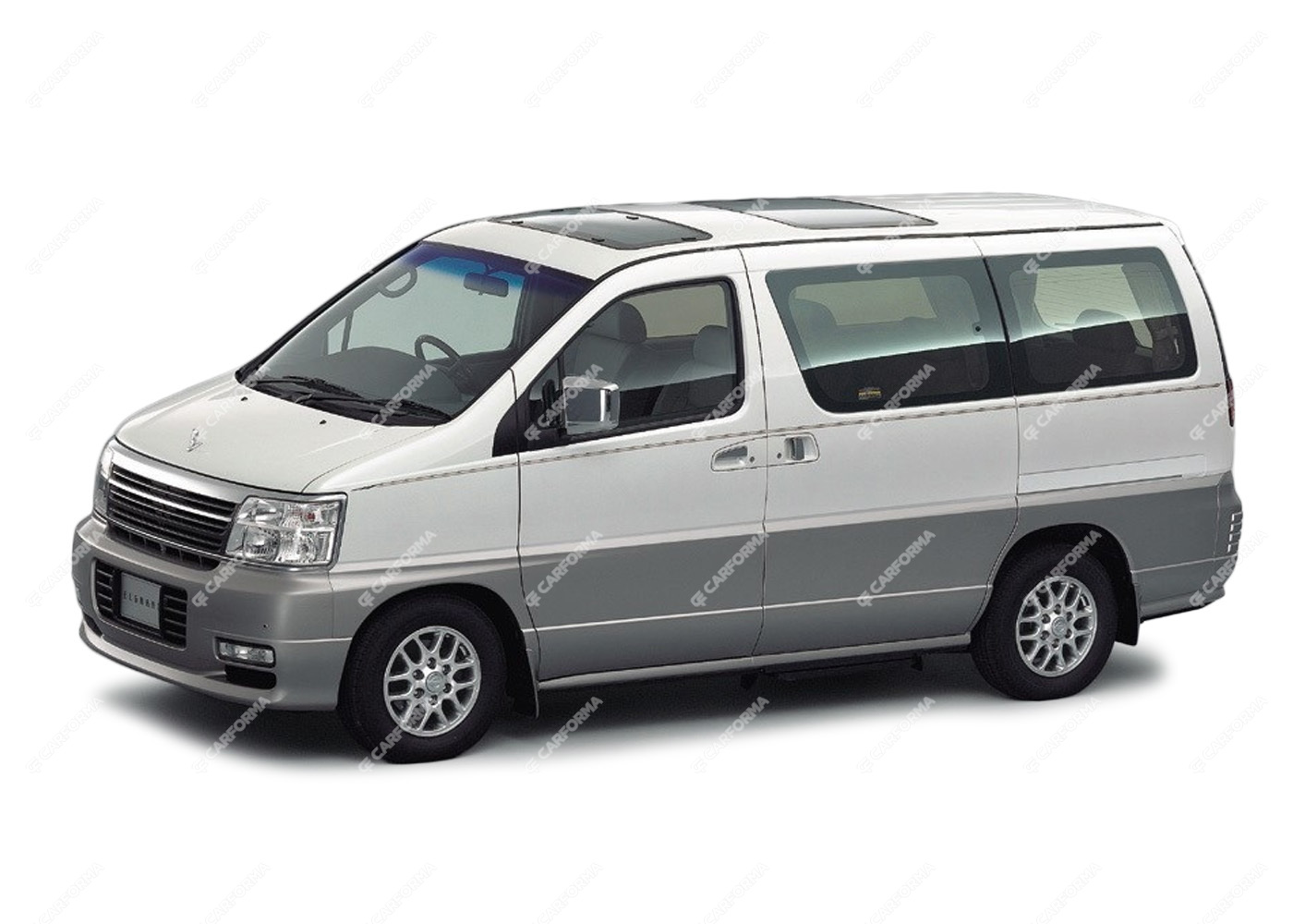 Ворсовые коврики на Nissan Elgrand (E50) 1997 - 2002