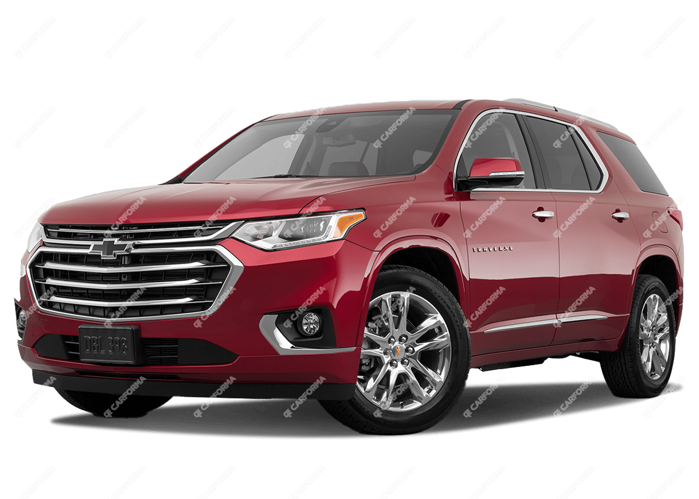 Ворсовые коврики на Chevrolet Traverse 2017 - 2024