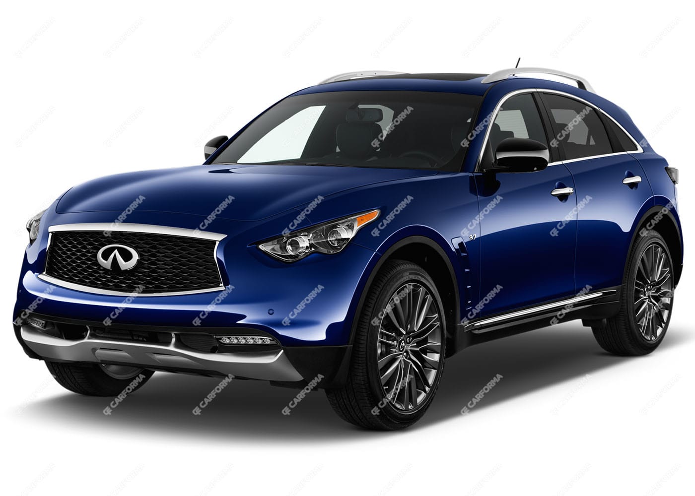 Ворсовые коврики на Infiniti QX70 2013 - 2019