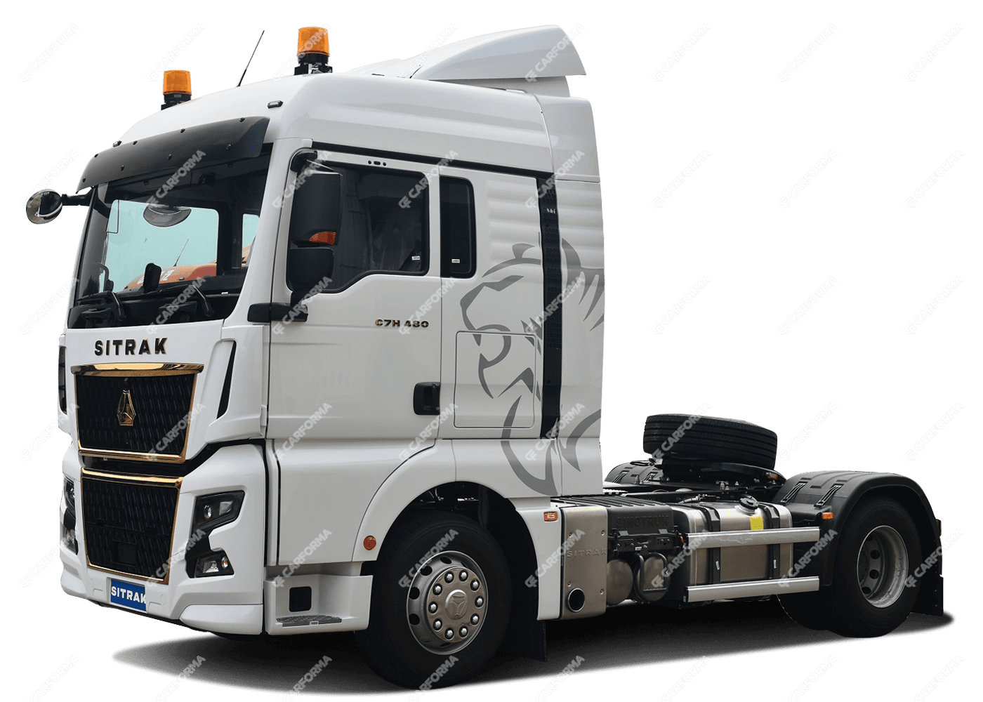 Ворсовые коврики на Howo Sinotruk Sitrak C7H MAX 2023 - 2024