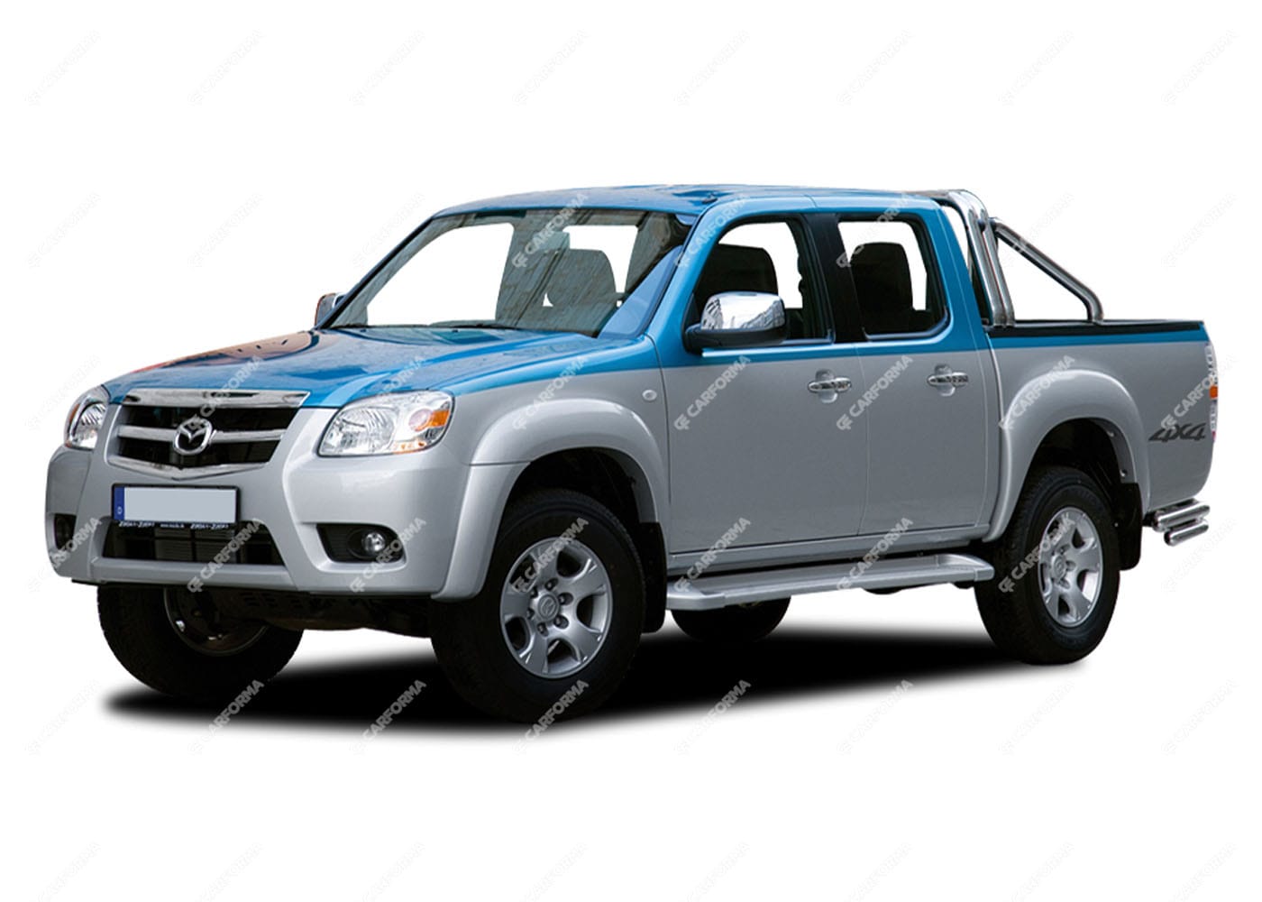 Ворсовые коврики на Mazda BT-50 I 2006 - 2012