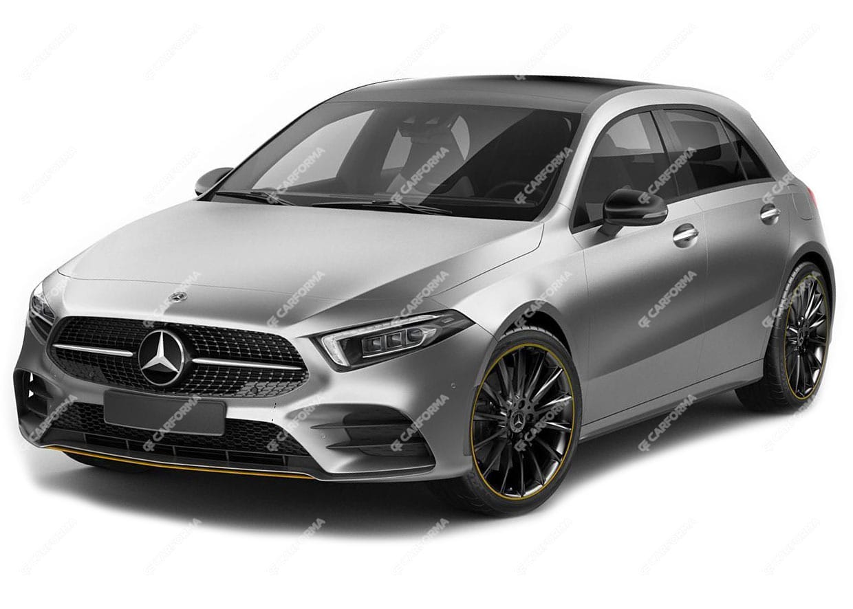 Ворсовые коврики на Mercedes A (W177) 2018 - 2024