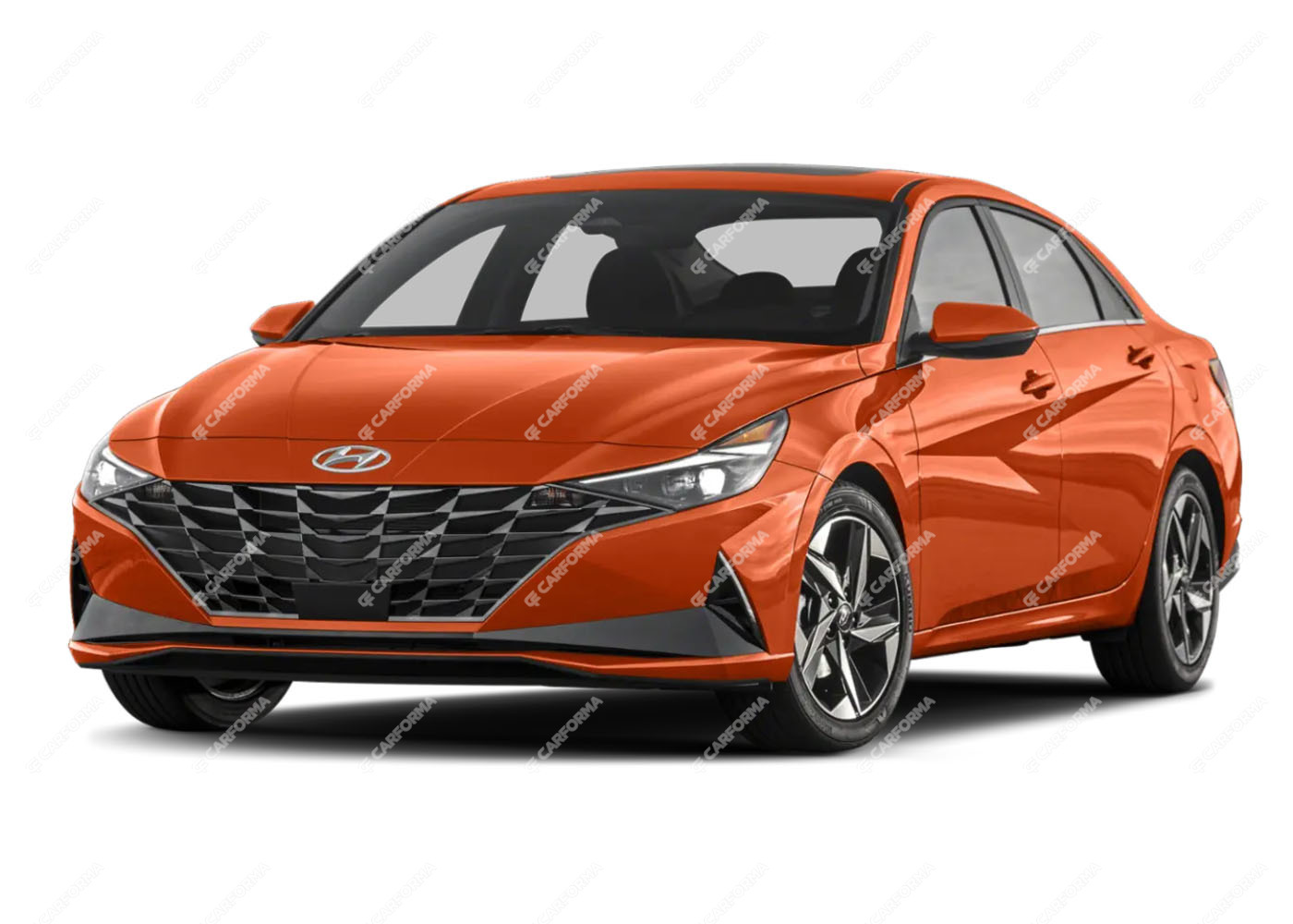 Ворсовые коврики на Hyundai Elantra 7 (CN7) 2020 - 2024