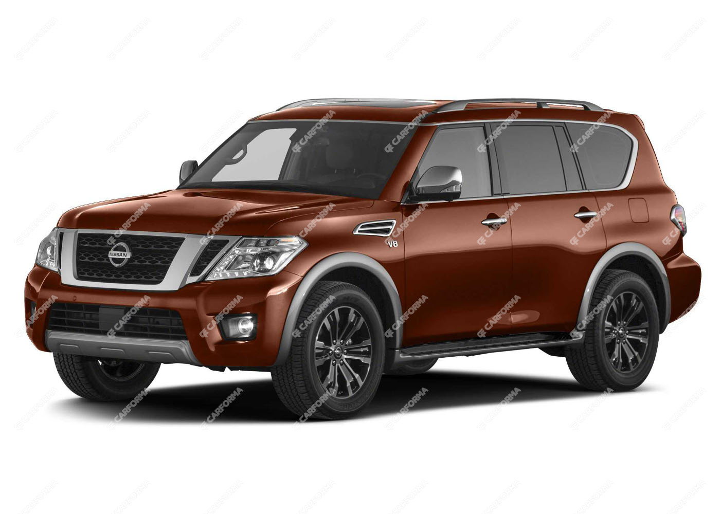 Ворсовые коврики на Nissan Patrol (Y62) 2010 - 2024