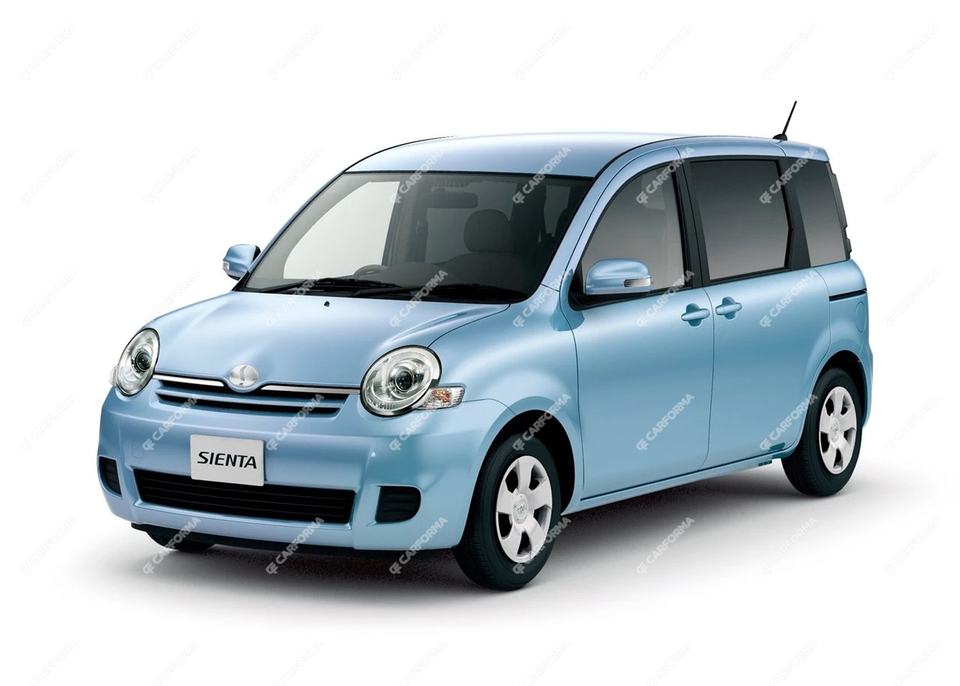 Ворсовые коврики на Toyota Sienta I 2003 - 2015