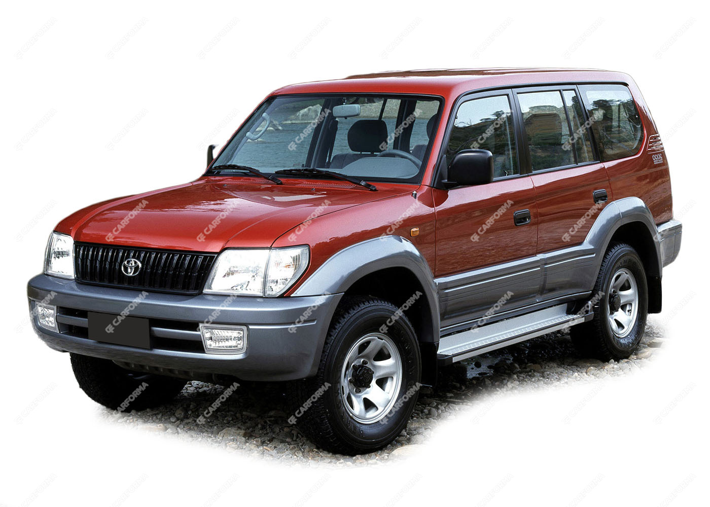 Ворсовые коврики на Toyota Land Cruiser Prado 95 1996 - 2002