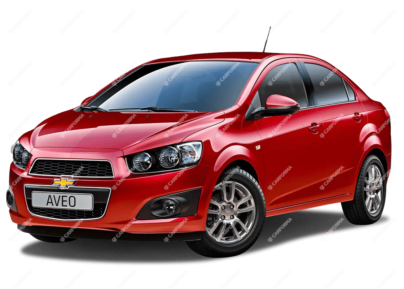 Ворсовые коврики на Chevrolet Aveo II 2011 - 2015