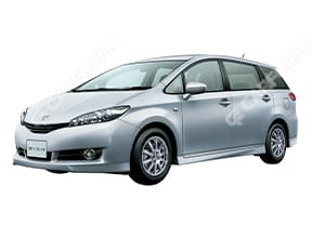 Ворсовые коврики на Toyota Wish II 2009 - 2017