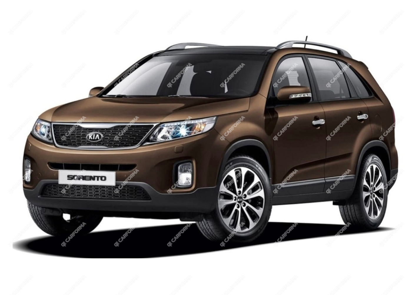 Ворсовые коврики на KIA Sorento II рестайлинг 2012 - 2021